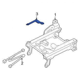 New OEM Left Seat Track Bracket Fits, 2008-2012 Ford Escape - Part # 8L8Z14A301B