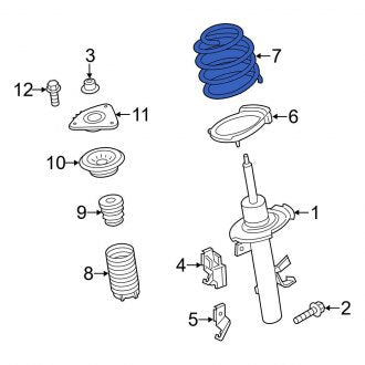 New OEM Front Coil Spring Fits, 2013-2016 Ford Escape - Part # CV6Z5310D