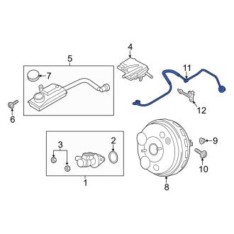 New OEM Brake Vacuum Hose Fits, 2013 Ford Escape - Part # CV6Z2420N