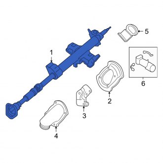 New OEM Steering Column Fits, 2005-2007 Ford Escape - Part # 5L8Z3524AA