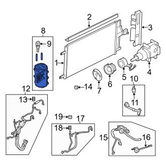 New OEM A/C Receiver Drier Fits, 2008-2009 Ford Escape - Part # 9M6Z19959A