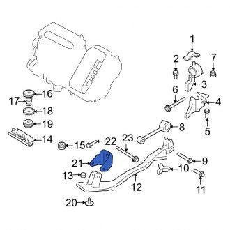 New OEM Automatic Transmission Mount Bracket Fits, 2008-2012 Ford Escape - Part # 5M6Z6031AA