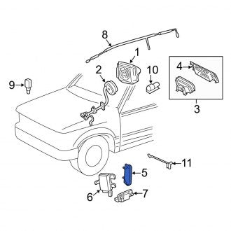 New OEM Front Left Seat Air Bag Fits, 2008-2009 Ford Escape - Part # 9L8Z78611D11C