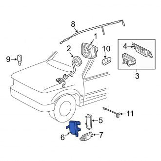 New OEM Air Bag Control Module Fits, 2009-2012 Ford Escape - Part # BM6Z14B321C