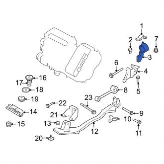 New OEM Engine Mount Bracket Fits, 2008-2011 Mercury Mariner - Part # 8L8Z6061BA