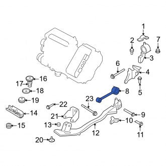 New OEM Engine Support Rod Fits, 2006-2011 Mercury Mariner - Part # 5M6Z6068AC