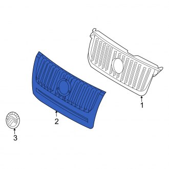 New OEM Front Outer Grille Fits, 2008-2011 Mercury Mariner - Part # 8E6Z8200BB