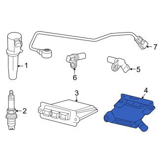 New OEM Engine Control Module Bracket (5U7Z12A659AA) Fits, 2008 Mercury Mariner - Part # 5U7Z12A659AA