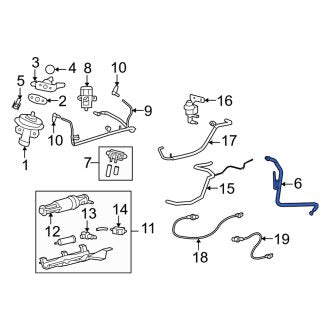 New OEM Exhaust Gas Recirculation Tube (4L8Z9D477CA) Fits, 2008 Mercury Mariner - Part # 4L8Z9D477CA