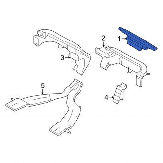 New OEM Right Instrument Panel Air Duct Fits, 2008-2011 Mercury Mariner - Part # 8L8Z19B680C