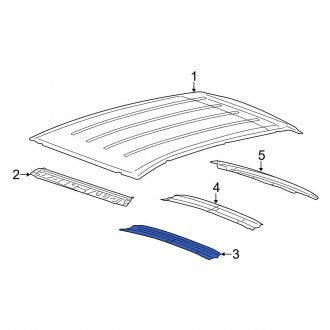 New OEM Roof Bow Fits, 2007-2014 Ford Edge - Part # 7T4Z7850217A