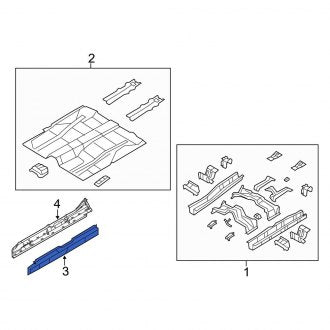 New OEM Right Rocker Panel Fits, 2007-2010 Ford Edge - Part # AT4Z7810110A