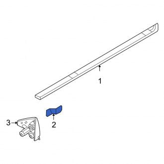 New OEM Left Rocker Panel Molding Extension Fits, 2009-2010 Ford Edge - Part # 9T4Z7810177APTM