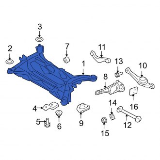 New OEM Rear Suspension Subframe Crossmember Fits, 2007-2010 Ford Edge - Part # 7T4Z5035C