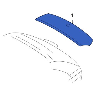 New OEM Rear Spoiler Fits, 2007-2010 Ford Edge - Part # 9T4Z7844210D