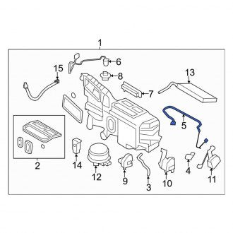 New OEM Right HVAC System Wiring Harness Fits, 2012-2014 Ford Edge - Part # CT4Z19C603A