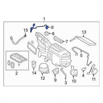 New OEM Right HVAC System Wiring Harness Fits, 2012-2014 Ford Edge - Part # CT4Z19C603B