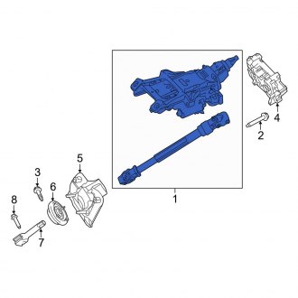 New OEM Steering Column Fits, 2011 Ford Edge - Part # BT4Z3C529C