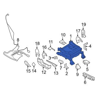 New OEM Right Seat Adjuster Fits, 2008-2012 Ford Edge - Part # BT4Z7861710B