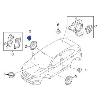 New OEM Front Speaker Fits, 2015-2018 Ford Edge - Part # ET4Z18808G