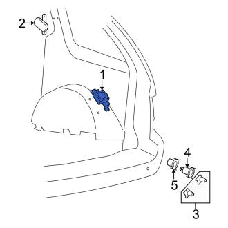 New OEM Parking Aid Control Module Fits, 2004-2007 Ford Freestar - Part # 3F2Z15K866AB