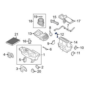 New OEM Rear HVAC System Wiring Harness Fits, 2009 Ford Flex - Part # 9A8Z19949AA