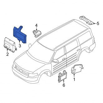 New OEM Anti-Theft Control Module Bracket Fits, 2013-2019 Ford Flex - Part # AG1Z19A435A