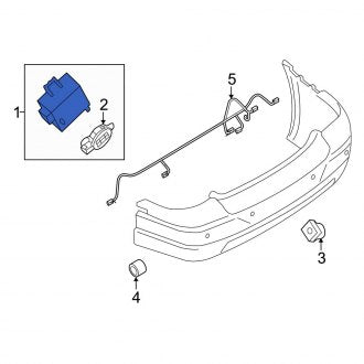 New OEM Parking Aid Control Module Fits, 2013 Ford Flex - Part # DA8Z15K866A