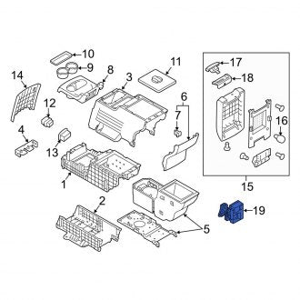 New OEM Seat Heater Control Module Fits, 2009-2019 Ford Flex - Part # AA8Z14C724A