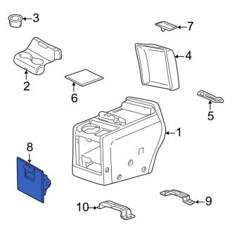 New OEM Console Compartment Fits, 2003-2006 Lincoln Navigator - Part # 2L7Z78115A00AAA