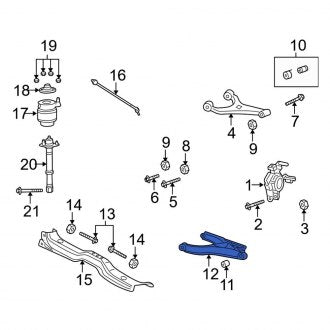 New OEM Rear Right Lower Suspension Control Arm Fits, 2003-2006 Lincoln Navigator - Part # 6L1Z5A649BB