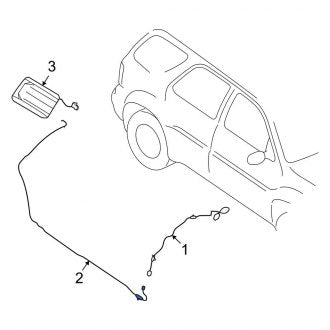 New OEM Antenna Cable Fits, 2009-2014 Lincoln Navigator - Part # 9L7Z19A397B