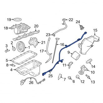New OEM Engine Heater Cord Fits, 2009-2014 Lincoln Navigator - Part # 9L1Z6B018A