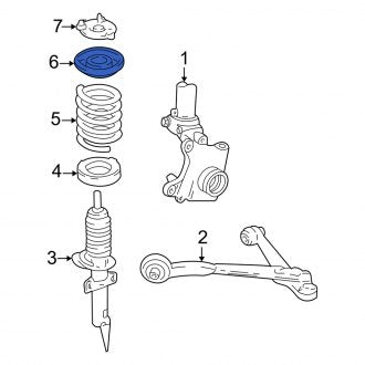 New OEM Front Suspension Strut Bearing Fits, 2004-2007 Mercury Monterey - Part # 3F2Z3B455AA