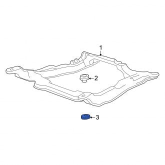 New OEM Lower Engine Cradle Insulator Fits, 2004-2007 Mercury Monterey - Part # 3F2Z5C148AB