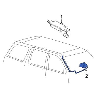 New OEM Antenna Cable Fits, 2003-2005 Lincoln Aviator - Part # 2C5Z18812AA