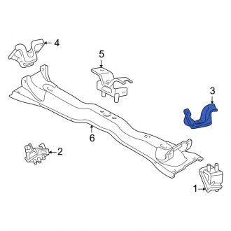New OEM Right Engine Mount Bracket Fits, 2003-2005 Lincoln Aviator - Part # 5L2Z6030AA