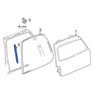 New OEM Liftgate Lift Support Fits, 2003-2005 Lincoln Aviator - Part # 3C5Z78406A10AA