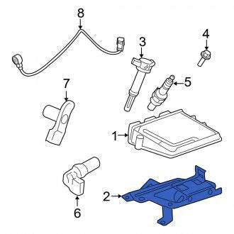 New OEM Engine Control Module Bracket (AE5Z12A659B) Fits, 2010-2011 Mercury Milan - Part # AE5Z12A659B
