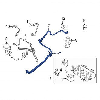 New OEM Evaporative Emissions System Lines Fits, 2010-2011 Mercury Milan - Part # AE5Z9J285F