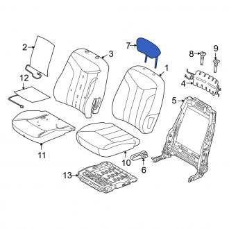 New OEM Front Right Headrest Fits, 2011 Mercury Milan - Part # BN7Z54611A08AE