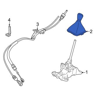 New OEM Manual Transmission Shift Linkage Boot Fits, 2012-2013 Ford Fiesta - Part # CA6Z7213B