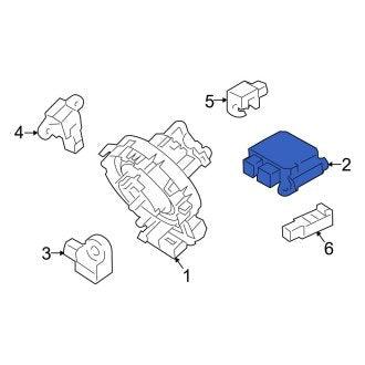 New OEM Air Bag Control Module Fits, 2014-2017 Ford Fiesta - Part # D2BZ14B321F