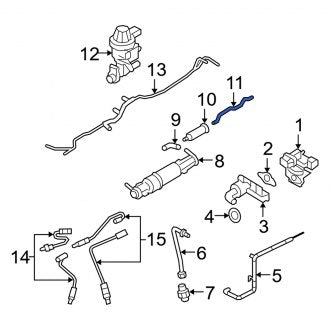 New OEM Evaporative Emissions System Lines Fits, 2006-2010 Mercury Mountaineer - Part # 4L2Z9K313BA