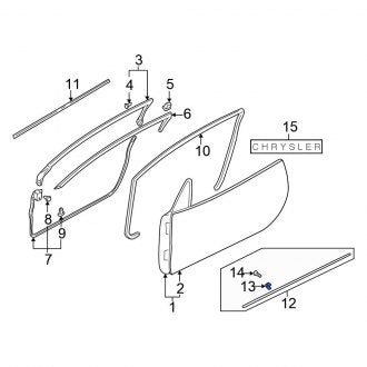 New 1992-2002 Fits Isuzu Trooper Left Inner Air Vent Gasket, Part # 8-97182003-0
