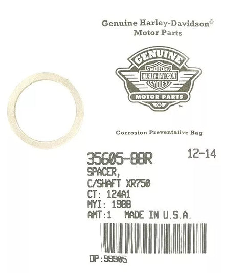 New OEM 1988 Harley Davidson XR750 Counter Shaft Space, Part # 35605-88R