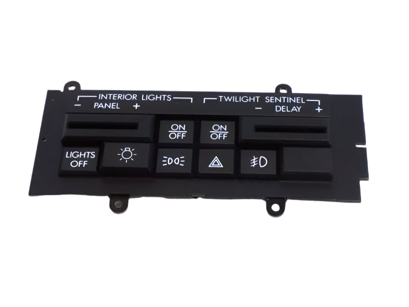 New OEM 1991-1993 Cadillac Allante Headlight Switch Name Plate, Part # 16146747