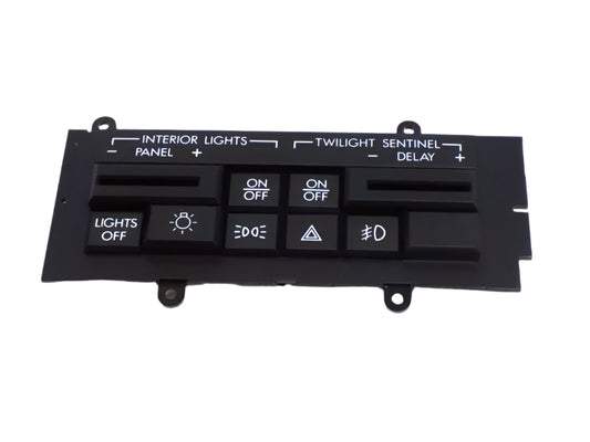 New OEM 1991-1993 Cadillac Allante Headlight Switch Name Plate, Part # 16146747