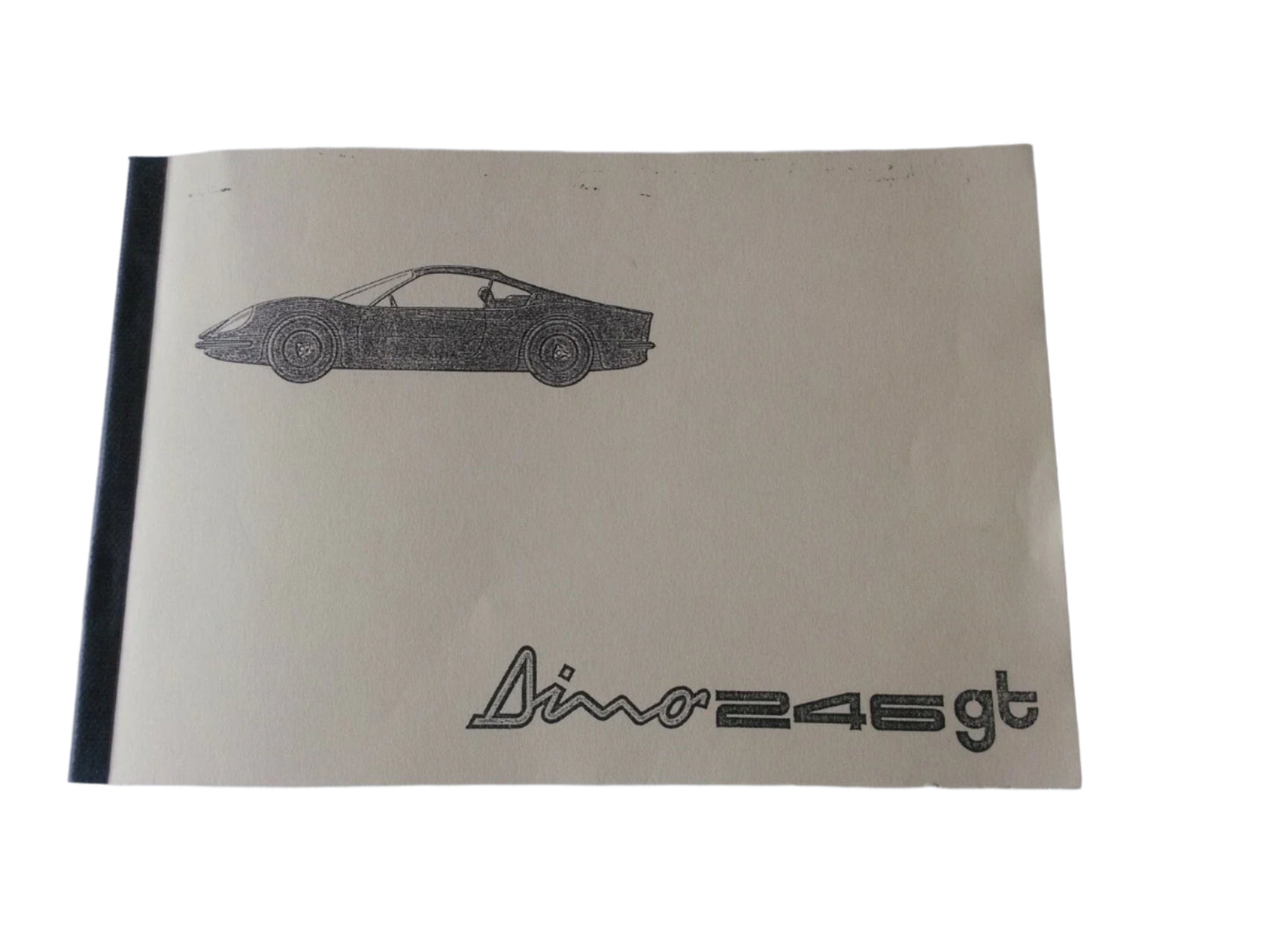 New Reprinted 1969 Ferrari Dino 246GT Mechanical Parts Catalog