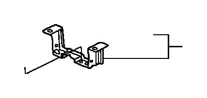 New OEM 1994-1999 Honda Accord Front Center Mounting Console Bracket, Part # 77296-SV4-000